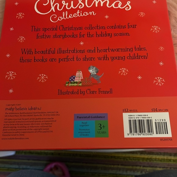 My Christmas Collection NWT. 4 Christmas stories. Cute Box with a handle - Picture 4 of 9